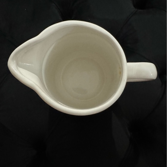 VTG Duck Geese Pitcher Ceramic MCM 80s Kitchen Blue Flower Bow Country Farmhouse - Picture 4 of 9